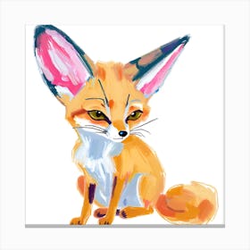 Fennec Fox 01 1 Canvas Print