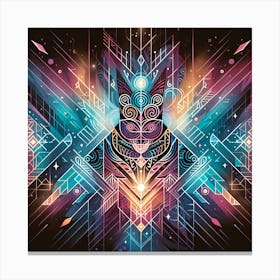 Artiphoria Rongo The Maori God (4) Canvas Print