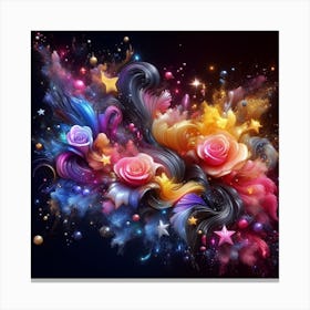 Abstract Painting Canvas Print