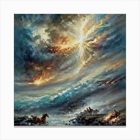 Beginning of the end Canvas Print