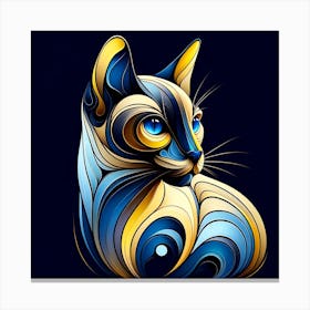 Siamese Cat 02 Canvas Print