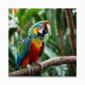 Ai Parrot Canvas Print