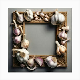 Garlic Frame 2 Canvas Print