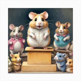 Hamsters 5 Canvas Print