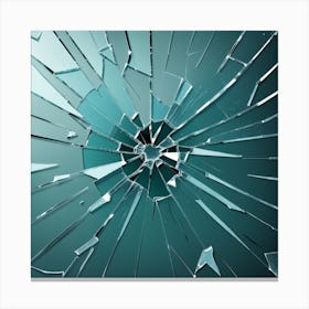Shattered Glass 4 Canvas Print