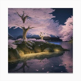 Sakura Blossoms Canvas Print