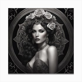 Gothic Beauty Canvas Print