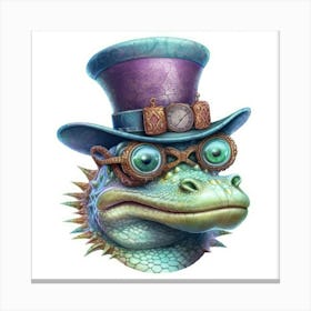 Steampunk Lizard Stampe su tela