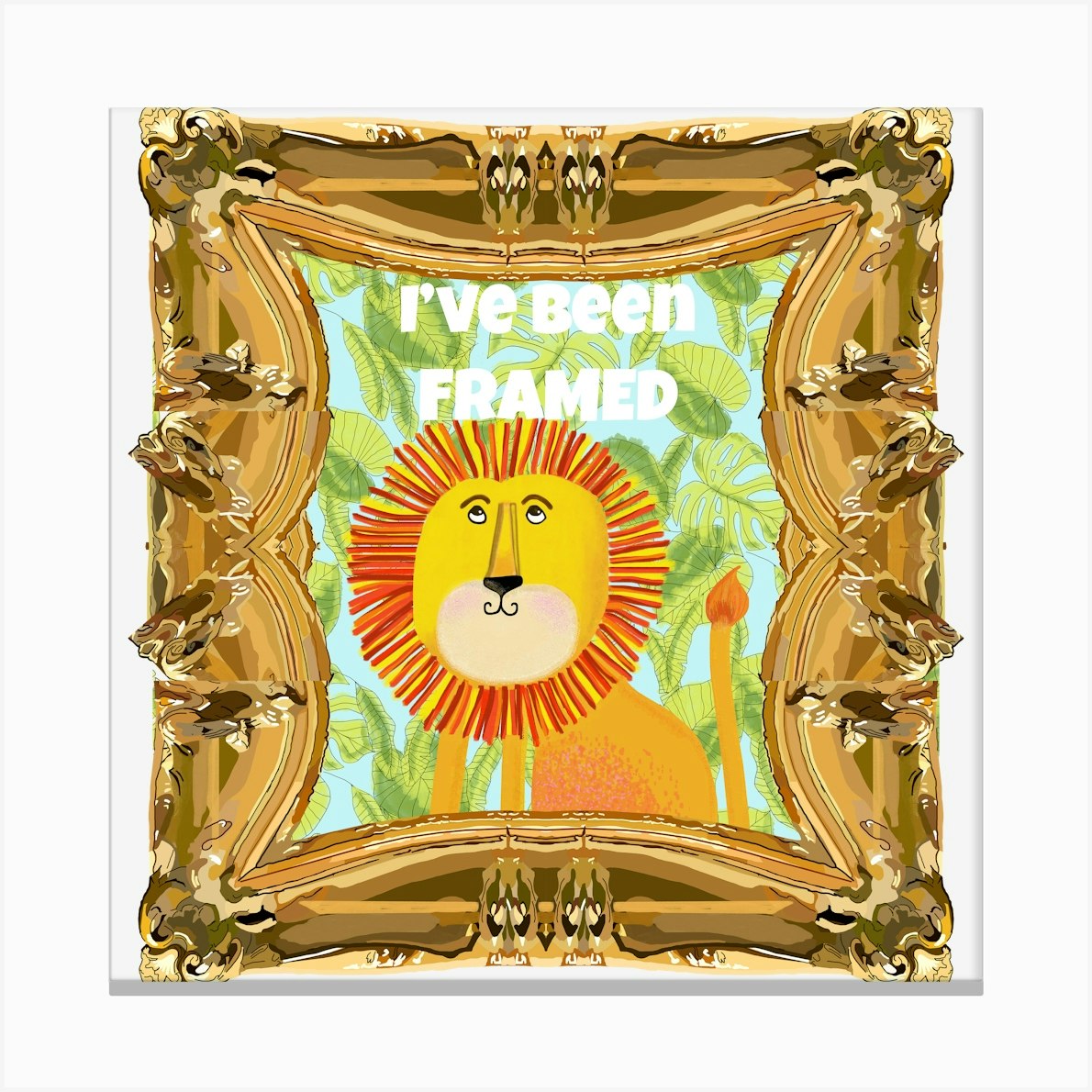 I'Ve Been Framed 2 Canvas Print by Lynnda Rakos