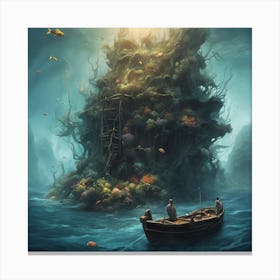 Island Of The Dead Canvas Print