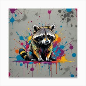 Raccoon Canvas Print