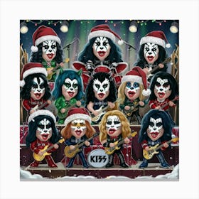 Kiss Christmas 1 Canvas Print