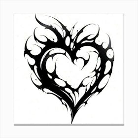 Heart Tattoo Designs 1 Canvas Print