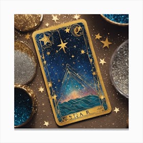 Star Tarot Card Canvas Print