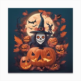 Halloween Pumpkins 9 Canvas Print