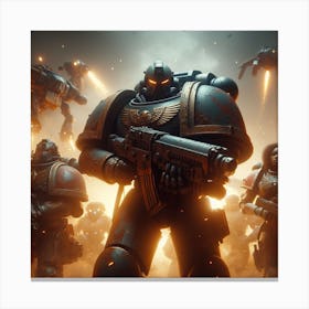 Space Marines 2 Canvas Print