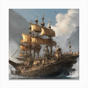Pirate Ship Canvas Print