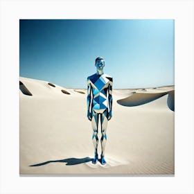 Man In The Desert 38 Canvas Print