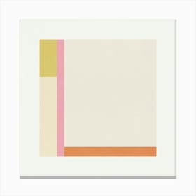 Minimalist Abstract Geometries - Candy 02 Canvas Print