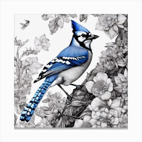 Blue Jay 2 Canvas Print