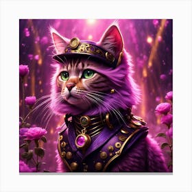 mystical cat Canvas Print