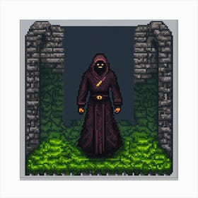 Pixel Art 3 Canvas Print