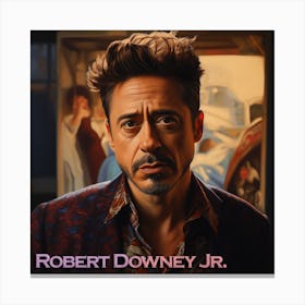 Robert Downey Jr 1 Canvas Print