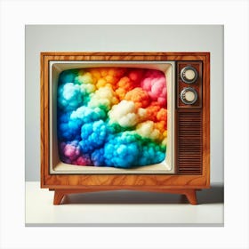 Old Tv Canvas Print