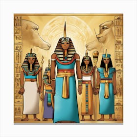 Egyptian Gods 2 Canvas Print