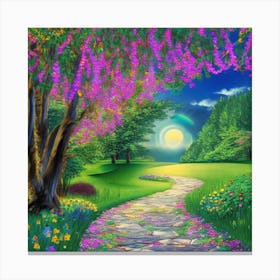 Of A Garden Canvas Print