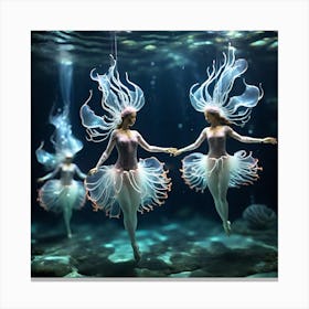 Mermaids Canvas Print