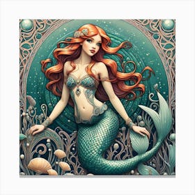 Mermaid 32 Canvas Print