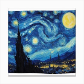 van goth starry night 1 Canvas Print