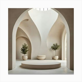 Interior Of A Mosque Canvas Print