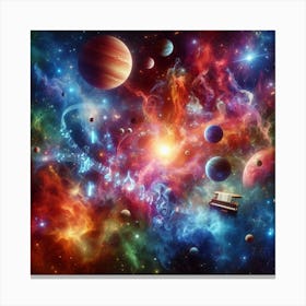 Space Nebula 1 Canvas Print