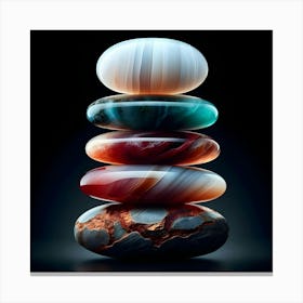 Stacked Stones Canvas Print