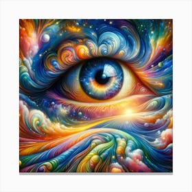 Psychedelic Eye 2 Canvas Print