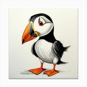 Puffin 13 Canvas Print