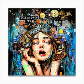 Fresh Out - Don't Care Canvas Print