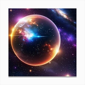 Space Background 1 Canvas Print