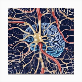 Brain And Nerves 23 Canvas Print