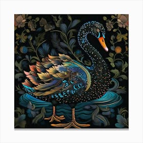 Black Swan 3 Canvas Print