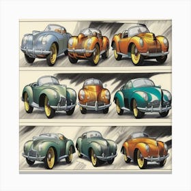 Multiple Cars 1 Canvas Print