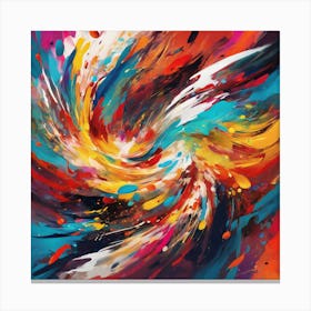 Abstract Painting Canvas Print