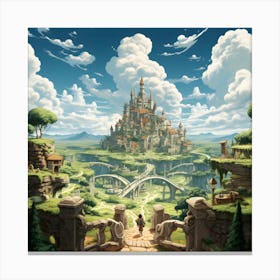 Castle In The Sky 1 Canvas Print