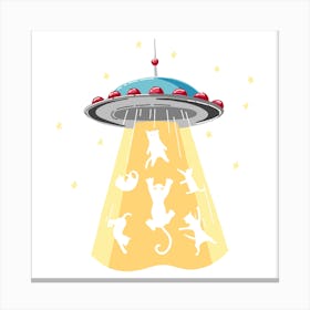 Alien Spaceship Canvas Print