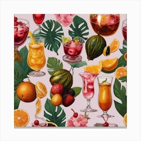 Default Exotic And Unusual Drinks Aesthetic 0 Canvas Print