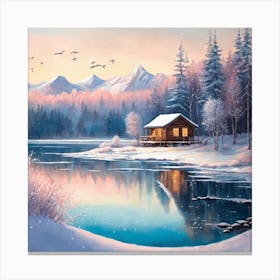 Beautiful Winter Weather Canvas Print