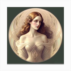 Ethereal Beauty ai art Canvas Print