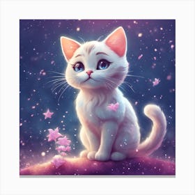 Adorable kitten Canvas Print